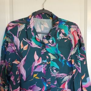 Floral Button-Up Shirt